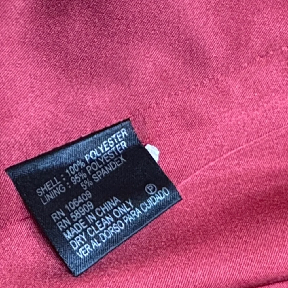 NWOT-Alex Marie Deep Red Long Sleeve Dress - Picture 11 of 13